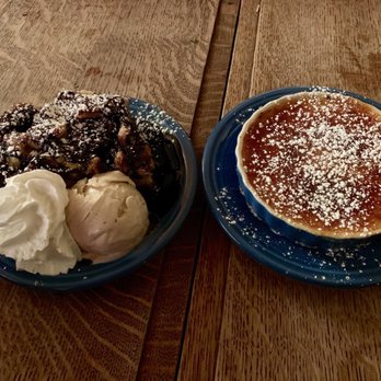 La Note - Cinnamon chocolate brioche pudding and lavender Creme brûlée $10/each - French Near Me - Berkeley, California La Note - Cinnamon chocolate brioche pudding and lavender Creme brûlée $10/each - French Near Me - Berkeley, California