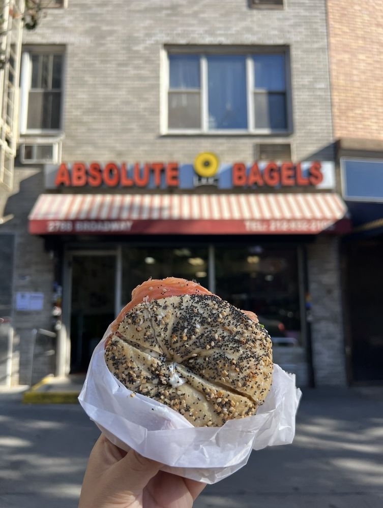Food from Absolute Bagels