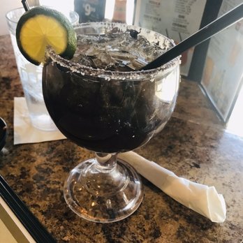 Fronteras Mexican Restaurant - Black margarita for Halloween - Mexican Near Me - Lenexa, Kansas