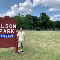 Olson Park - Made it to beautiful Olson Park and Campground here in Worthington, Minnesota.