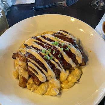 Side Street Cafe - Mac + Rac (Mac and cheese with ribs) - American Near Me - Bar Harbor, Maine Side Street Cafe - Mac + Rac (Mac and cheese with ribs) - American Near Me - Bar Harbor, Maine