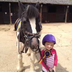 Turpins Lodge Riding School - First ever ride on a pony:)