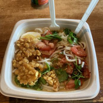 Moonwink - Moh Hinga (fish stew) - Burmese Near Me - Manchester, Vermont Moonwink - Moh Hinga (fish stew) - Burmese Near Me - Manchester, Vermont
