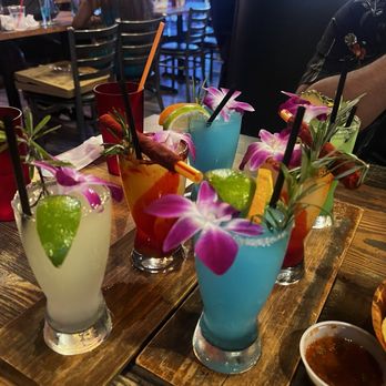 Dona Leti's - Margarita sampler - Cocktail Bars Near Me - Houston, Texas