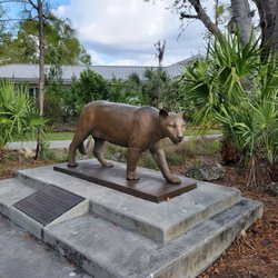 Ernest F. Coe Visitor Center - Panther statue