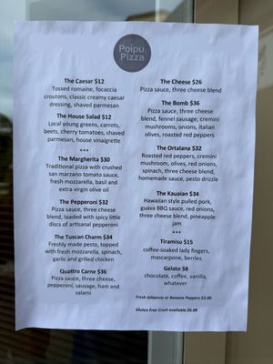 Menu photo 2 Poipu Pizza Koloa, HI Menu photo 2 Poipu Pizza Koloa, HI