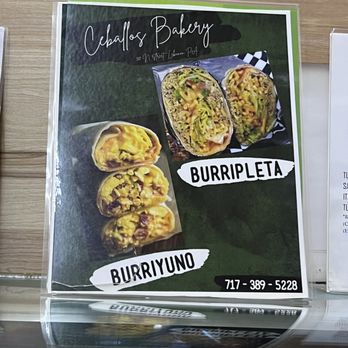 Ceballos Bakery - I got the Burripleta - Bakeries Near Me - Lebanon, Pennsylvania