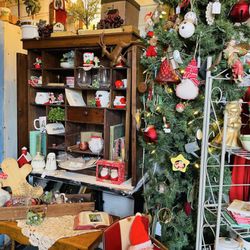 Vintage Mercantile - Christmas decor at the shop
