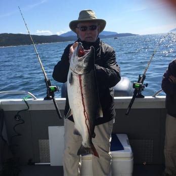 HiTime Charters - is that a monster Coho - Boat Charters Near Me HiTime Charters - is that a monster Coho - Boat Charters Near Me
