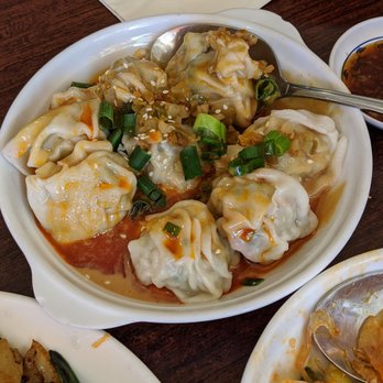 Shanghai Dumpling King - Spicy Chive Wontons w/ Peanut (no shrimp) - Shanghainese Near Me - San Francisco, California Shanghai Dumpling King - Spicy Chive Wontons w/ Peanut (no shrimp) - Shanghainese Near Me - San Francisco, California