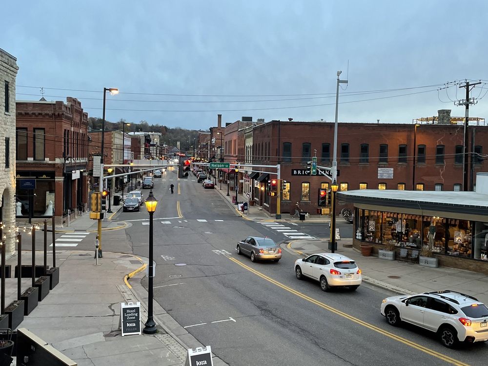 Lora - View from steps outside hotel. - shows storefront - Hotels Near Me - Stillwater, Minnesota Lora - View from steps outside hotel. - shows storefront - Hotels Near Me - Stillwater, Minnesota