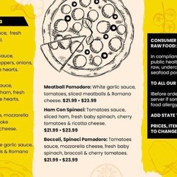 266 Pizza - Menu