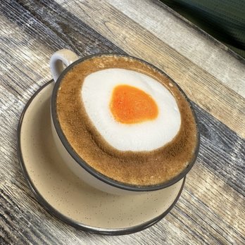 A Huevo Cafe - Cafe de olla latte - Breakfast & Brunch Near Me - Los Angeles, California