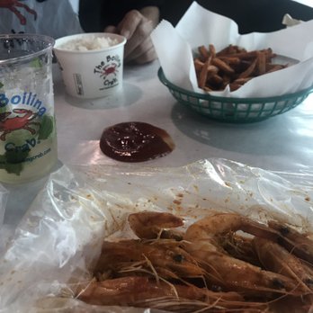 The Boiling Crab - Sweet potato fries half pound shrimp and a Mojito. Oh yeah white rice With catchup. - Cajun/Creole Near Me - Rosemead, California The Boiling Crab - Sweet potato fries half pound shrimp and a Mojito. Oh yeah white rice With catchup. - Cajun/Creole Near Me - Rosemead, California