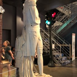 MEM Centre des Mémoires - This coade stone sculpture of Admiral Nelson, the Brit who died defeating Napoleon's fleet at Trafalgar, may be Canada's oldest monument.