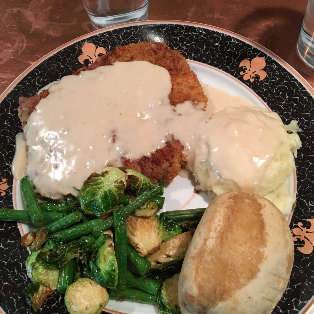 Lew's - Chicken Fried Steak and Brussel sprouts - Chinese Near Me - Rock Springs, Wyoming Lew's - Chicken Fried Steak and Brussel sprouts - Chinese Near Me - Rock Springs, Wyoming