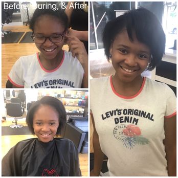 Brocatos Collective - My mentee for her birthday! Faye did an amazing job with her hair. She was thrilled! - Hair Salons Near Me - Timonium, Maryland