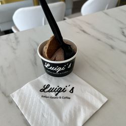 Luigi’s Italian Gelato & Coffee - Hazelnut gelato