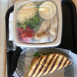 Chipotle Chicken Salad and Chicken Caesar Salad Chipotle Chicken Salad and Chicken Caesar Salad