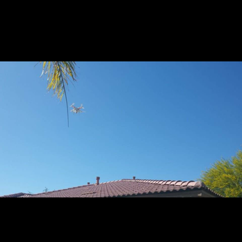 Advantage Inspection Professionals - Bruce using a drone and camera to inspect the tile roof on our new home. - Home Inspectors Near Me - Palm Desert, California