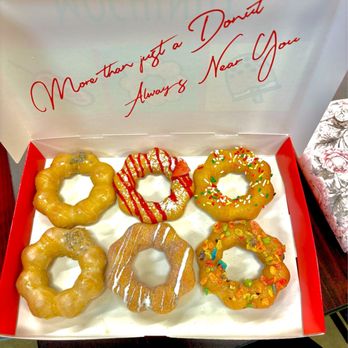 Mochinut - 2 lemon w/Lavender,strawberry funnel cake, original sprinkles, Ube churro,blueberry fruity pebbles! Vanished immediately - Donuts Near Me - Ogden, Utah