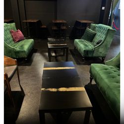 Power Lounge - "Comfortable lounge seating with 90s R&B and grown-folk vibes."