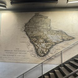 MTA - South Ferry Subway Station - South Ferry/Whitehall St Subway Station (1,R,W) - Map mosaic part of Doug and Mike Starn "See it split, see it change" artwork series 2008