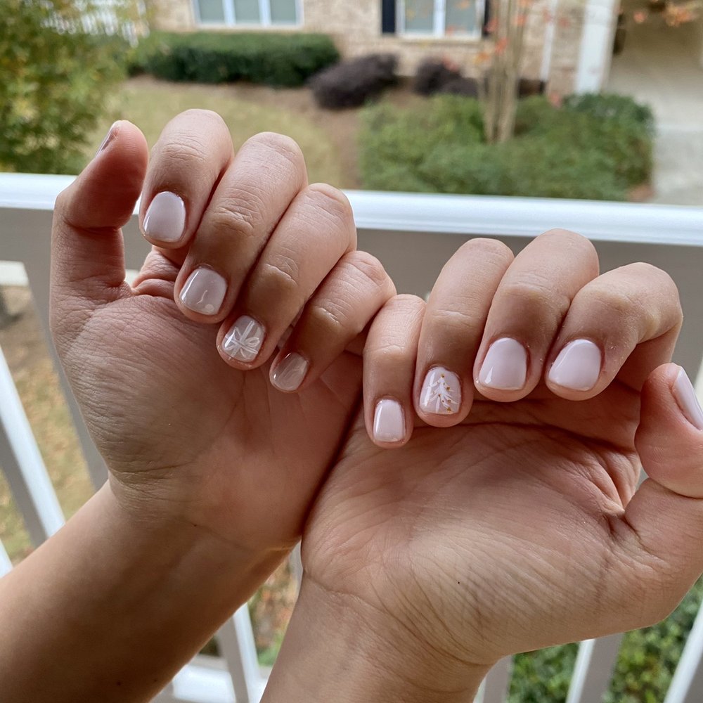 Gel manicure ($30) plus simple designs (little extra charge) Gel manicure ($30) plus simple designs (little extra charge)