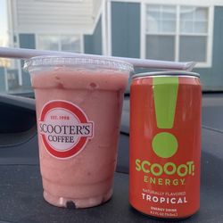 Scooter's Coffee - Strawberry banana vertigo smoothie (small)