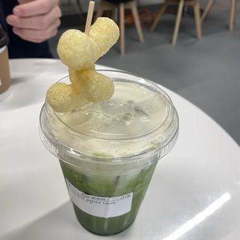 Stay Coffee - Banana matcha with banana crunchies on too - Coffee & Tea Near Me - Lawndale, California Stay Coffee - Banana matcha with banana crunchies on too - Coffee & Tea Near Me - Lawndale, California