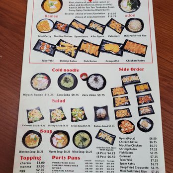 Daiichi Ramen - Menu - Ramen Near Me - Honolulu, Hawaii