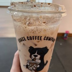 Grace Coffee Co. - Before taking a drink...paid extra for a large drink.