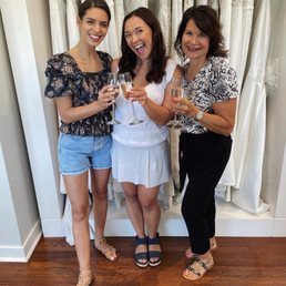 Saying yes to the dress! Saying yes to the dress!