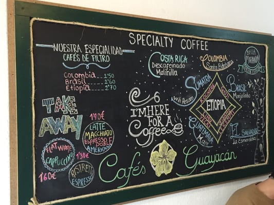 Menu photo 1 Cafés Guayacán Madrid, M