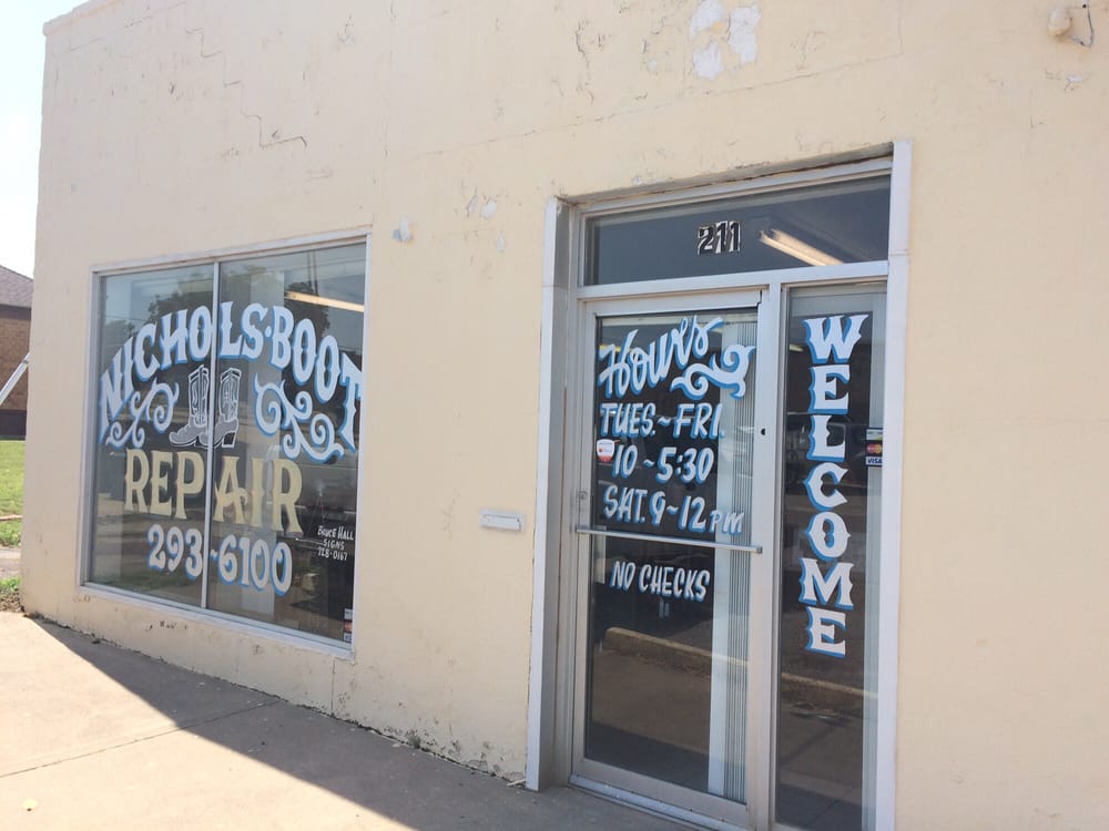 NICHOLS BOOT REPAIR Updated September 2024 211 E Cleveland Ave, Guthrie, Oklahoma Shoe