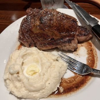 LongHorn Steakhouse - Great mashed potatoes and a ribeye that was very tasty. This photo was from our latest visit - Steakhouses Near Me - Waterloo, Iowa LongHorn Steakhouse - Great mashed potatoes and a ribeye that was very tasty. This photo was from our latest visit - Steakhouses Near Me - Waterloo, Iowa