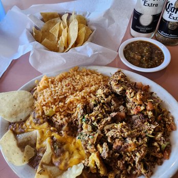 Casa Trejo Mexican Restaurant - Oh my, such yummy goodness! Machaca breakfast - Mexican Near Me - Yucaipa, California