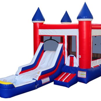 Paso Bounce - American Hero Bounce House and Slide Combo - Wet & Dry - Bounce House Rentals Near Me