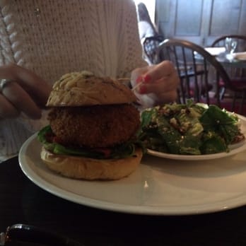 Granville Inn - Crab cake with salad du jour. (bun was apparently homemade!) - Hotels Near Me - Granville, Ohio Granville Inn - Crab cake with salad du jour. (bun was apparently homemade!) - Hotels Near Me - Granville, Ohio