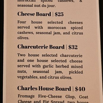 Charles E Fromage - Charcuterie and cheese menu as of 1/15/26 - Beer Bar Near Me - Milwaukee, Wisconsin Charles E Fromage - Charcuterie and cheese menu as of 1/15/26 - Beer Bar Near Me - Milwaukee, Wisconsin