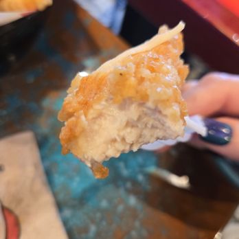 Raising Cane's Chicken Fingers - Extra crispy? The outside falls right off the chicken. - Fast Food Near Me - Willow Grove, Pennsylvania Raising Cane's Chicken Fingers - Extra crispy? The outside falls right off the chicken. - Fast Food Near Me - Willow Grove, Pennsylvania