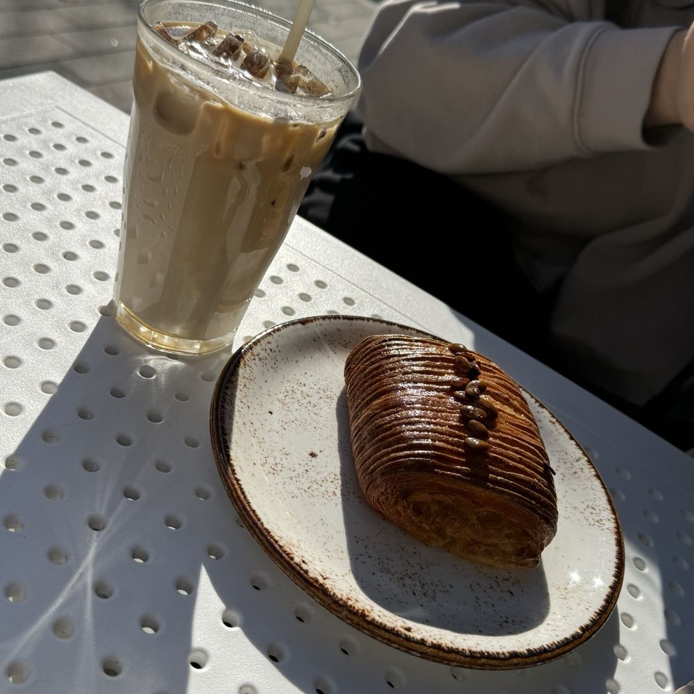 Craftsman and Wolves - Valrhona chocolate Iced Latte and Pumpkin Pie. Croissant - Patisserie/Cake Shop Near Me - Mountain View, California Craftsman and Wolves - Valrhona chocolate Iced Latte and Pumpkin Pie. Croissant - Patisserie/Cake Shop Near Me - Mountain View, California