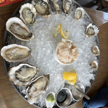 Taylor Shellfish Oyster Bar - SHUCKER'S DOZEN* and GEODUCK SASHIMI* - Seafood Near Me - Seattle, Washington Taylor Shellfish Oyster Bar - SHUCKER'S DOZEN* and GEODUCK SASHIMI* - Seafood Near Me - Seattle, Washington