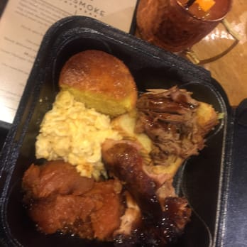 Redsmoke Barbeque - These were my leftovers from a two piece combo. Portions are huge. Everything was delicious - Bars Near Me - Detroit, Michigan Redsmoke Barbeque - These were my leftovers from a two piece combo. Portions are huge. Everything was delicious - Bars Near Me - Detroit, Michigan