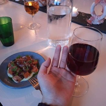 Dear Annie - Everything in miniature. The plate is as big as my hand. This was $40! - Wine Bars Near Me - Cambridge, Massachusetts