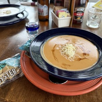 Crab's Claw Oceanfront Caribbean Restaurant - Lobster bisque. - Seafood Near Me - Atlantic Beach, North Carolina Crab's Claw Oceanfront Caribbean Restaurant - Lobster bisque. - Seafood Near Me - Atlantic Beach, North Carolina