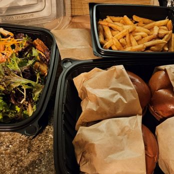 BJ's Restaurant & Brewhouse - One order of fries for a 4 burger meal. - New American Near Me - Beavercreek, Ohio BJ's Restaurant & Brewhouse - One order of fries for a 4 burger meal. - New American Near Me - Beavercreek, Ohio