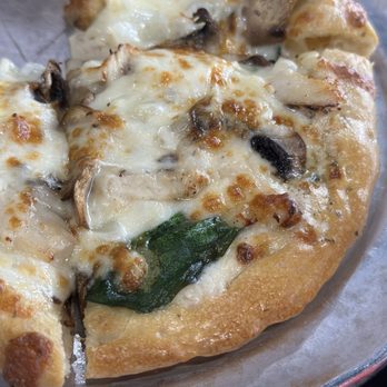 Lost Pizza - Popeye (SMALL) with double mushrooms added! - Pizza Near Me - Ocean Springs, Mississippi