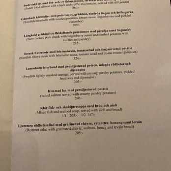 Stockholms Gästabud - menu - Scandinavian Near Me - Gamla stan, Alberta
