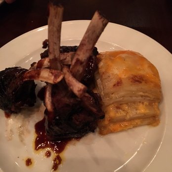 Barrett's Grill - Lamb rack with au gratin potatoes - New American Near Me - Hunt Valley, Maryland